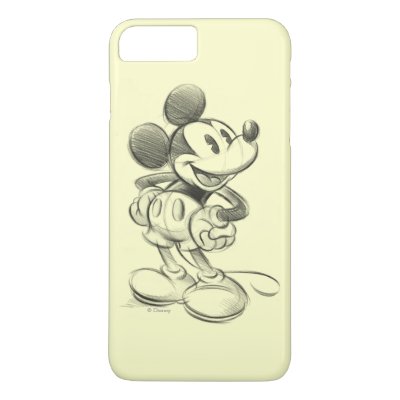 Classic Mickey | Sketch iPhone 8 Plus/7 Plus Case