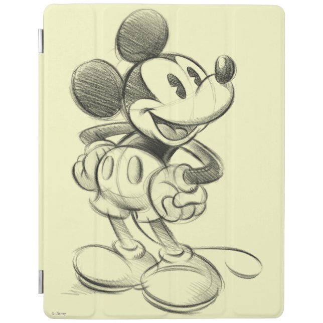 Classic Mickey | Sketch iPad Smart Cover (Front)