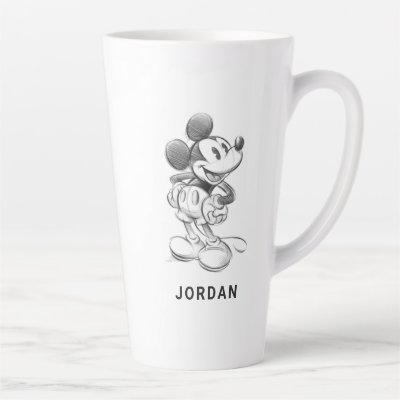 Classic Mickey | Sketch Latte Mug