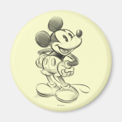 Classic Mickey | Sketch Magnet