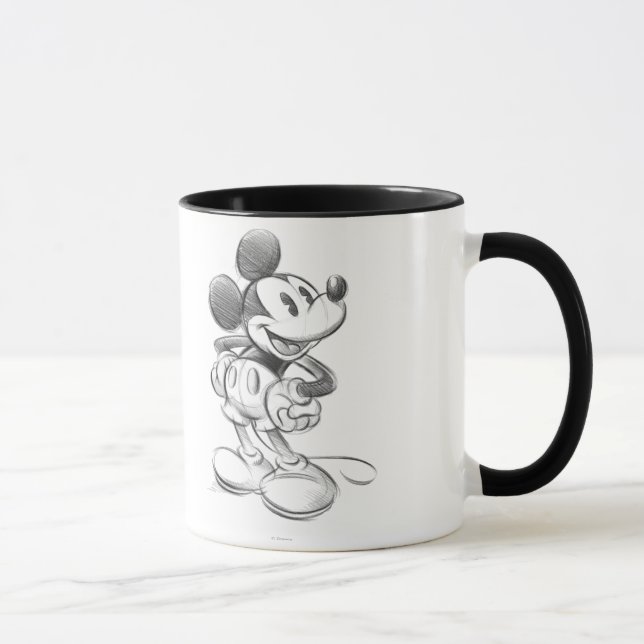 Classic Mickey | Sketch Mug (Right)