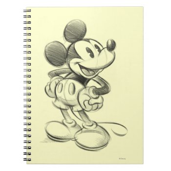Classic Mickey | Sketch Notebook by MickeyAndFriends at Zazzle