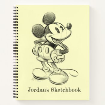 Classic Mickey | Sketch Notebook by MickeyAndFriends at Zazzle