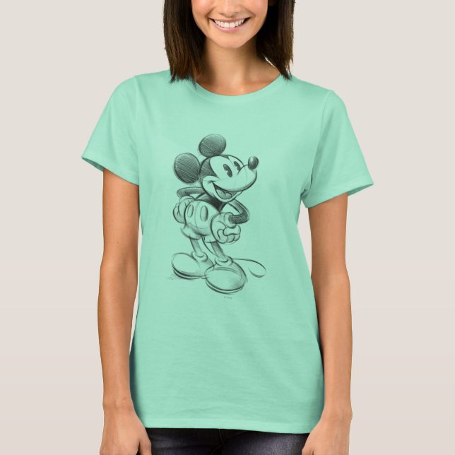 Classic Mickey | Sketch T-Shirt (Front)