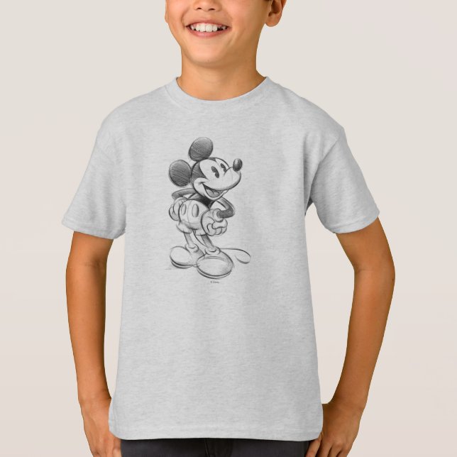 Classic Mickey | Sketch T-Shirt (Front)