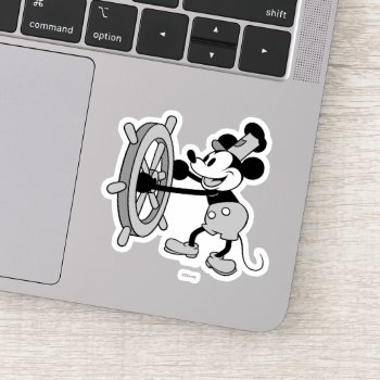 Classic Mickey | Steamboat Willie 2 Sticker by MickeyAndFriends at Zazzle