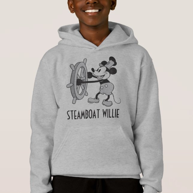 Classic Mickey | Steamboat Willie Hoodie (Front)