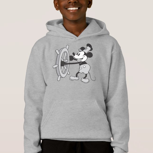 Classic Mickey | Steamboat Willie Hoodie (Front)