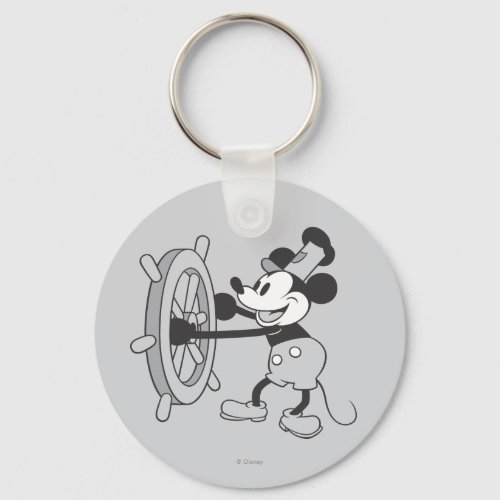 Classic Mickey  Steamboat Willie Keychain