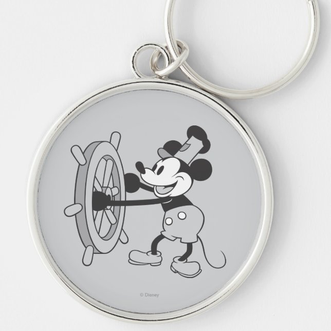 Classic Mickey | Steamboat Willie Keychain (Front)