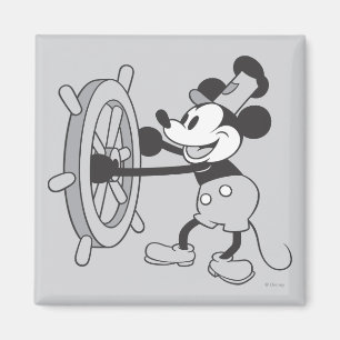 Classic Mickey Steamboat Willie Magnet