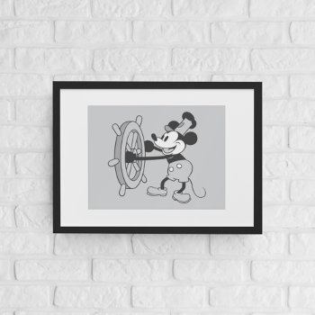 Classic Mickey | Steamboat Willie Poster by MickeyAndFriends at Zazzle