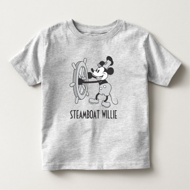 Classic Mickey | Steamboat Willie Toddler T-shirt (Front)