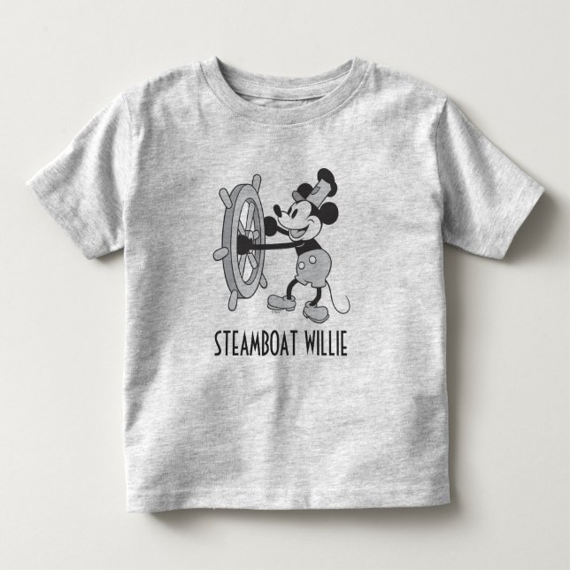 Classic Mickey | Steamboat Willie Toddler T-shirt (Front)