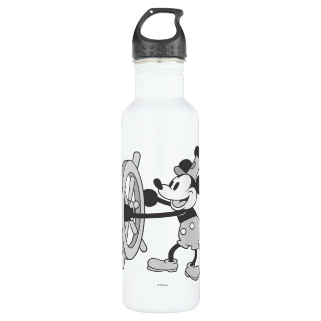 Classic Mickey | Steamboat Willie Water Bottle (Front)