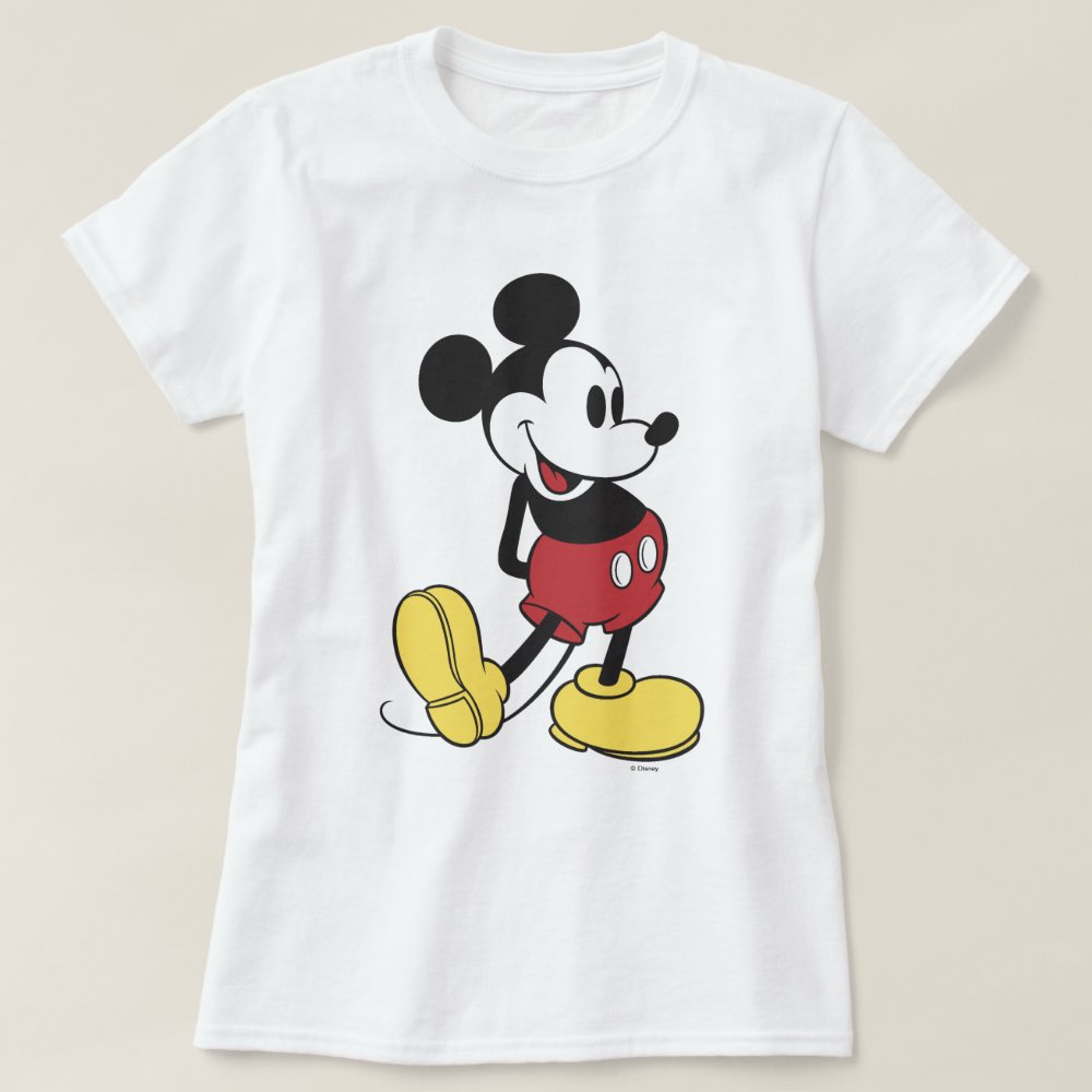 Disover Classic Mickey T-Shirt, Mickey and Minnie Shirt