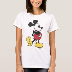 Disney Damen Mickey Mouse Classic Kick T-Shirt 