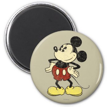 Classic Mickey | Vintage Hands On Hips Magnet by MickeyAndFriends at Zazzle