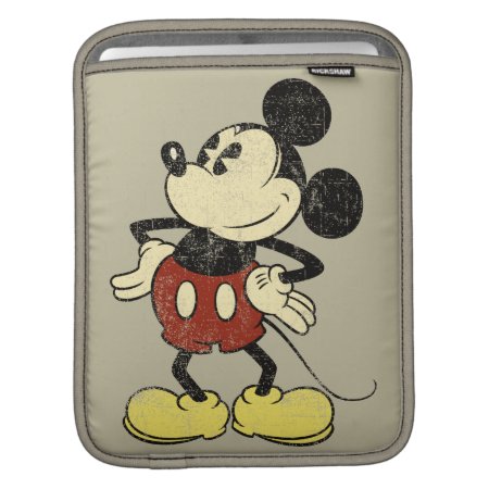 Classic Mickey | Vintage Hands On Hips Sleeve For Ipads