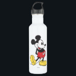 Classic Mickey Water Bottle<br><div class="desc">Classic Mickey Mouse pose</div>