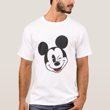 Classic Mickey Wink T-shirt by MickeyAndFriends at Zazzle