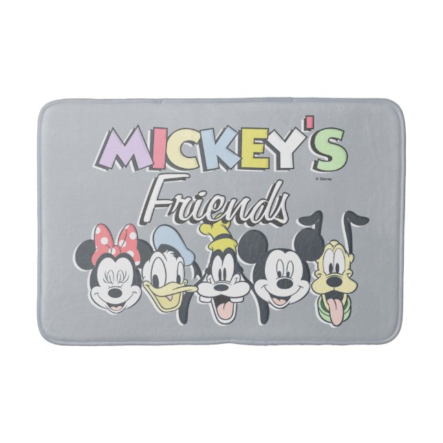 Classic Mickey's Friends Bath Mat (Front)
