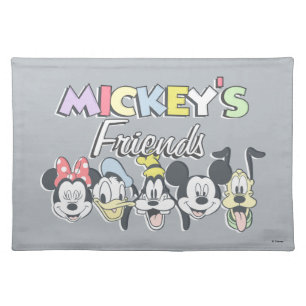 Classic Mickey's Friends Cloth Placemat