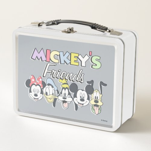 Classic Mickeys Friends Metal Lunch Box