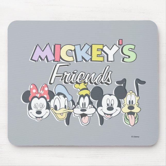 Classic Mickey's Friends Mouse Pad (Front)