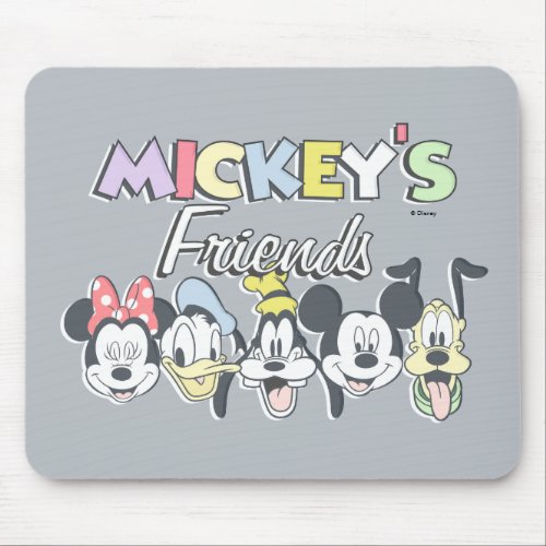 Classic Mickeys Friends Mouse Pad