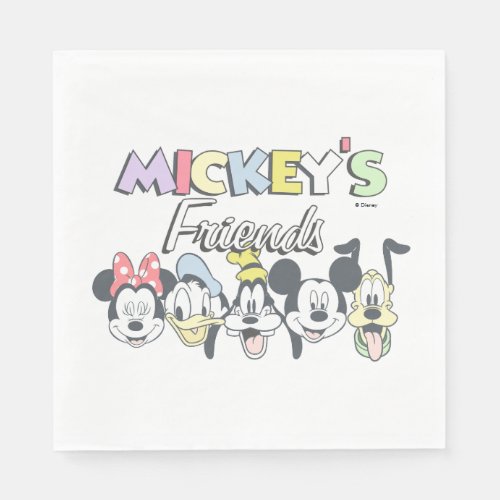 Classic Mickeys Friends Napkins