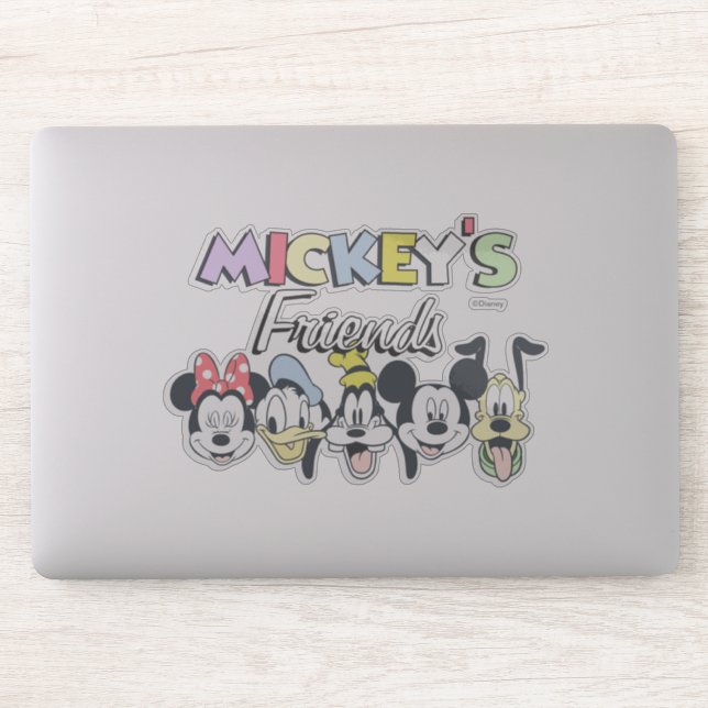 Classic Mickey's Friends Sticker (Computer)