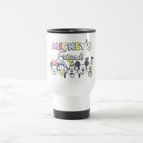 Classic Mickeys Friends Travel Mug