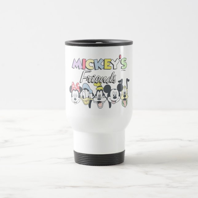 Classic Mickey's Friends Travel Mug (Center)