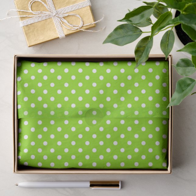 Classic Micro Polka Dot Seamless Pattern Tissue Paper (Gift)