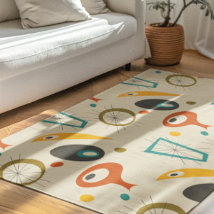 Classic Mid Century Pattern Rug