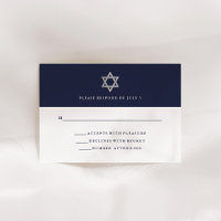 Classic Midnight Blue and White | Bar Mitzvah