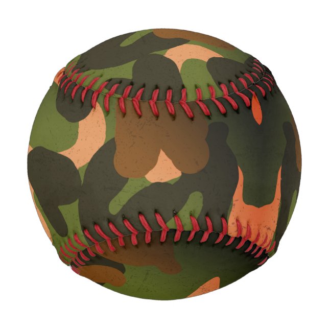 Classic Military Camo Pattern Baseball (Front)