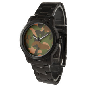 Classic Military Camo Pattern Watch