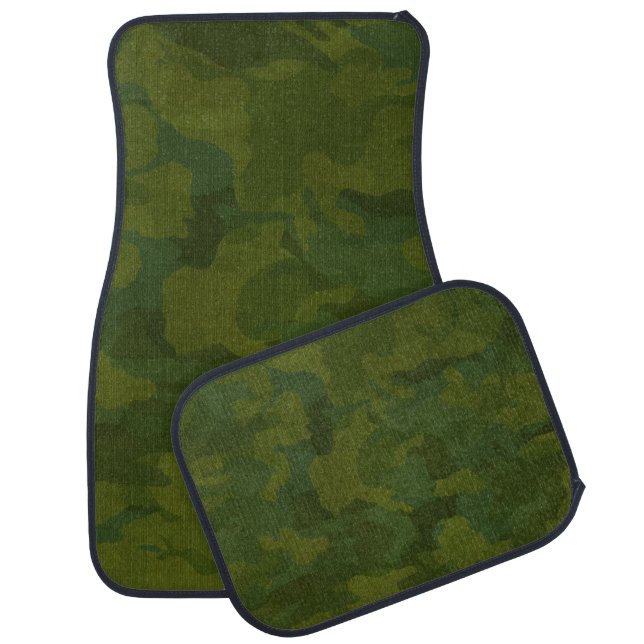 Classic Military Camouflage Car Floor Mat (Set)