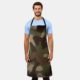 Classic Military Camouflage Pattern Apron