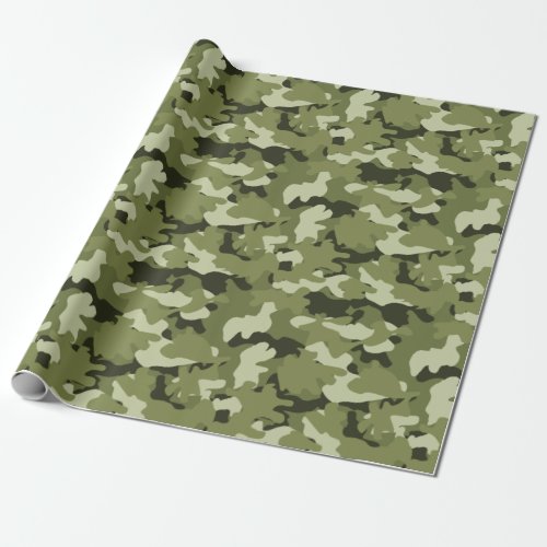 Classic military camouflage pattern Wrapping Paper