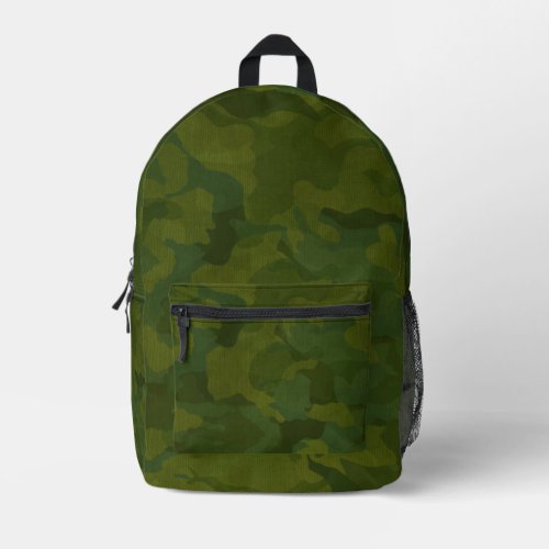 Classic Military Camouflage Printed Backpack