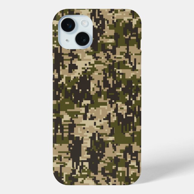 Classic Military Digital Camo Pattern Case-Mate iPhone Case (Back)