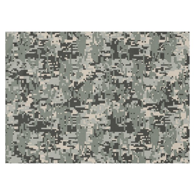 Classic Military Digital Camo Pattern Tablecloth (Front (Horizontal))