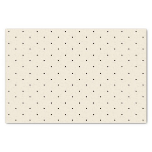 Classic Mini Black Polka Dots Pattern Tissue Paper