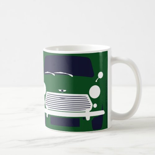 Classic Mini Cooper minimalist art mug