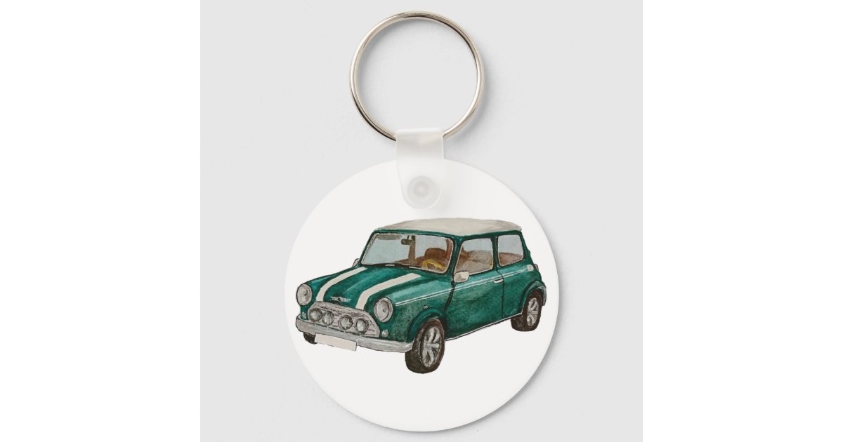 Classic Mini Keychain | Zazzle