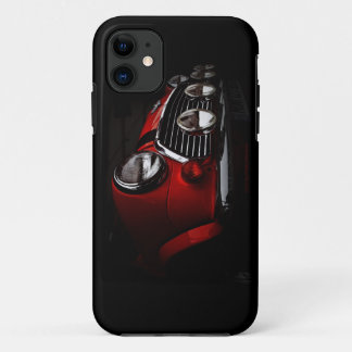 Classic Mini with rally lights iPhone Case