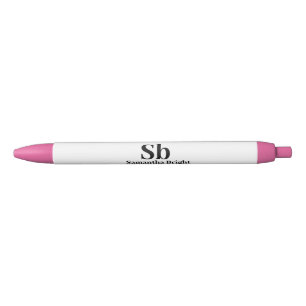 Classic Minimal Monogram Pen